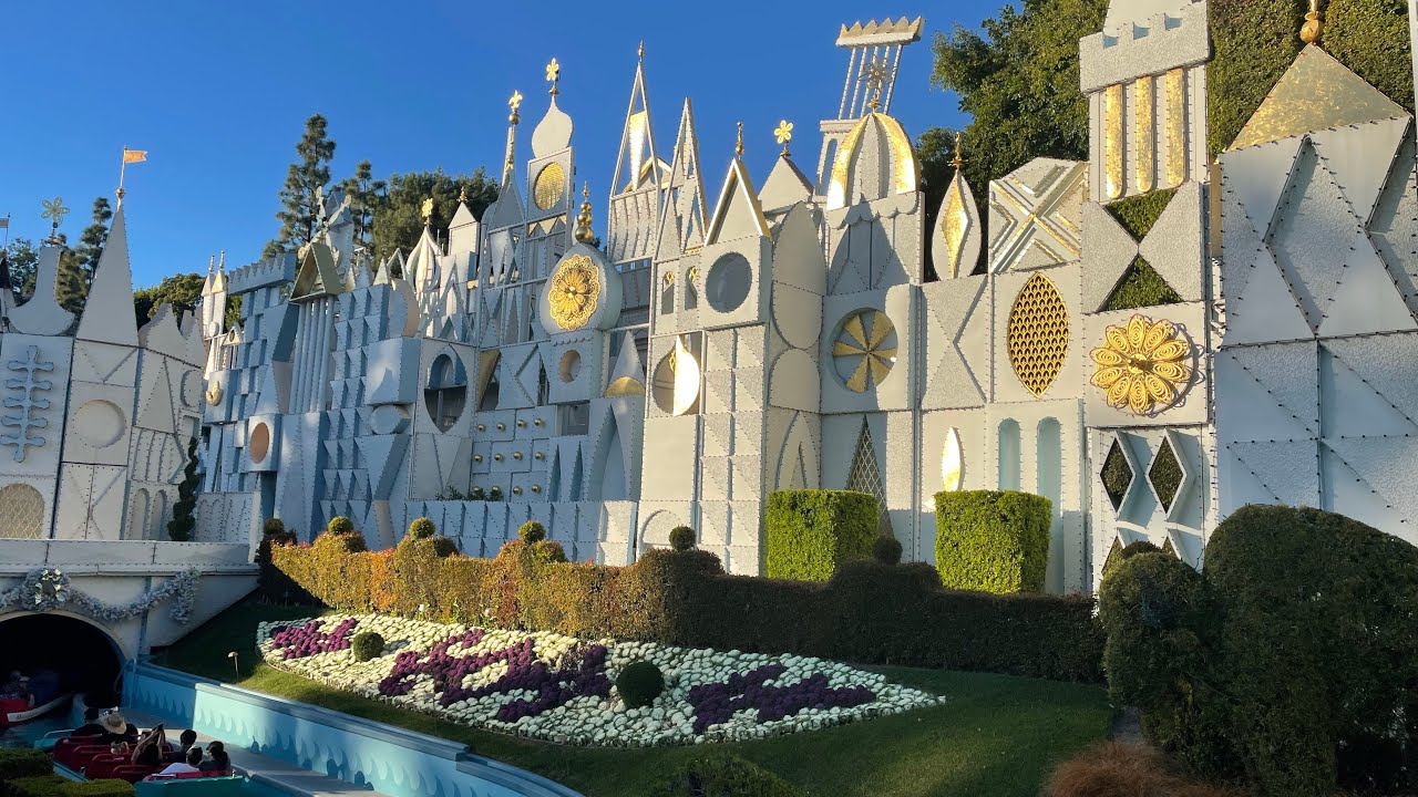 “It’s a Small World” Holiday, POV, Disneyland 2021