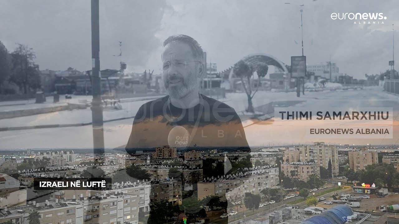 Izraeli n&euml; luft&euml;, gazetari i Euronews Albania Thimi Samarxhiu tregon p&euml;rjetimet nga fronti