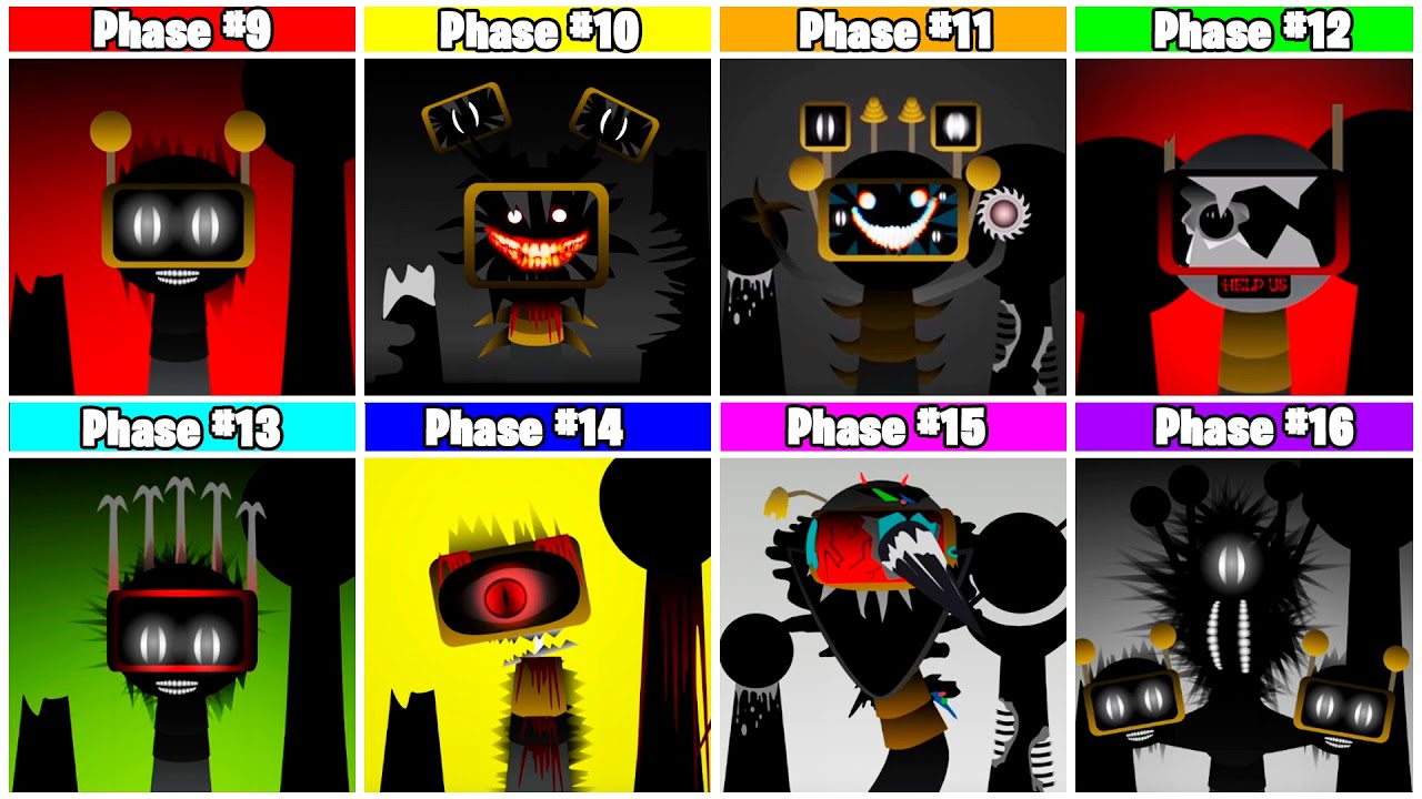 Incredibox Sprunki Phase 9, 10, 11, 12, 13, 14, 15, 16 - Who Will Win?