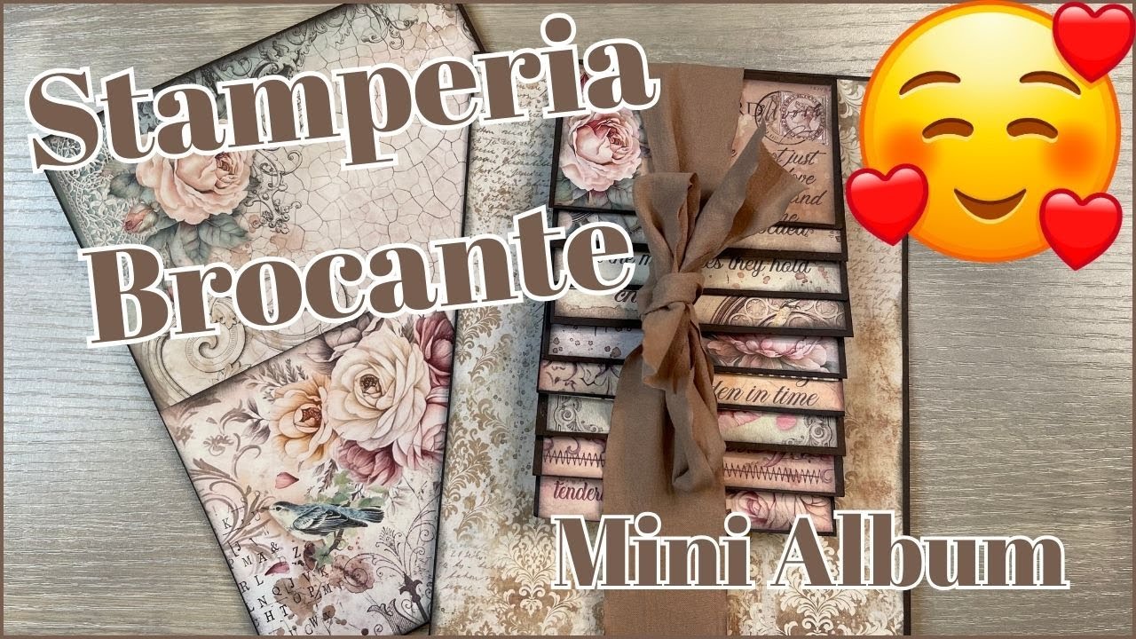 STAMPERIA BROCANTE MINI ALBUM * FINISHING THE SIGNATURES * PART 2
