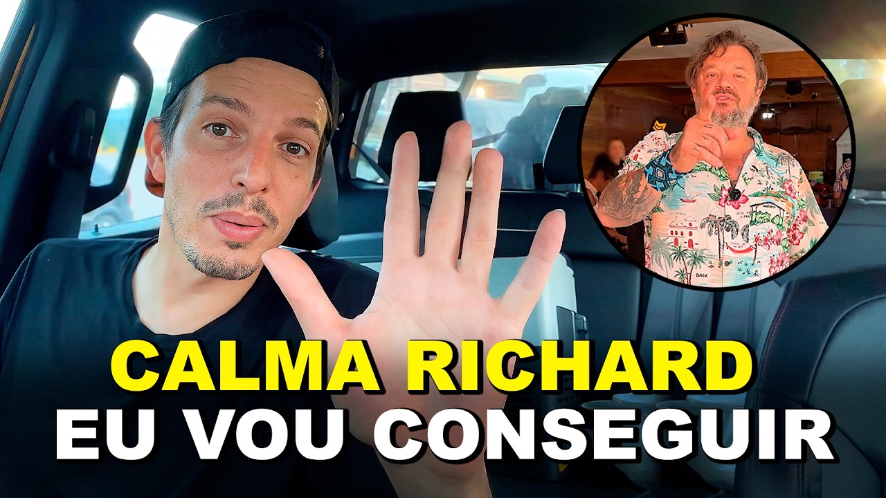 RICHARD LIGA PARA RICARDINHO: “VOCÊ NÃO VAI CHEGAR A TEMPO!” 😳