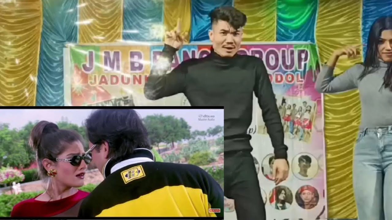 Akhiyan Se Goli Maare | Full video Song | Dulhe Raja  Govinda. Raveena cover video Akash Niki💥😱📈