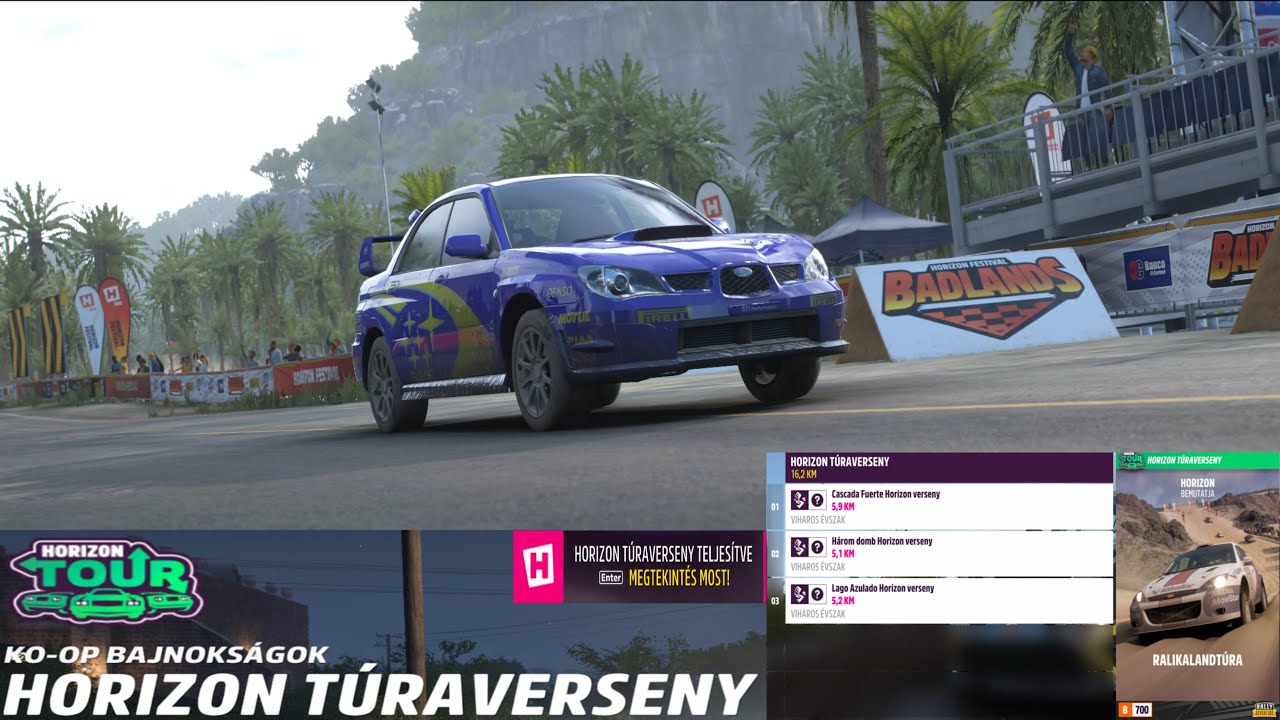 Forza Horizon 5 Horizon Túraverseny Rally Advantures 2005 Subaru Impreza WRX STI