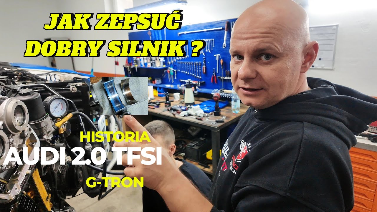 AUDI 2.0 TFSI G-TRON - Szereg błędów, który doprowadził do uszkodzenia silnika!!