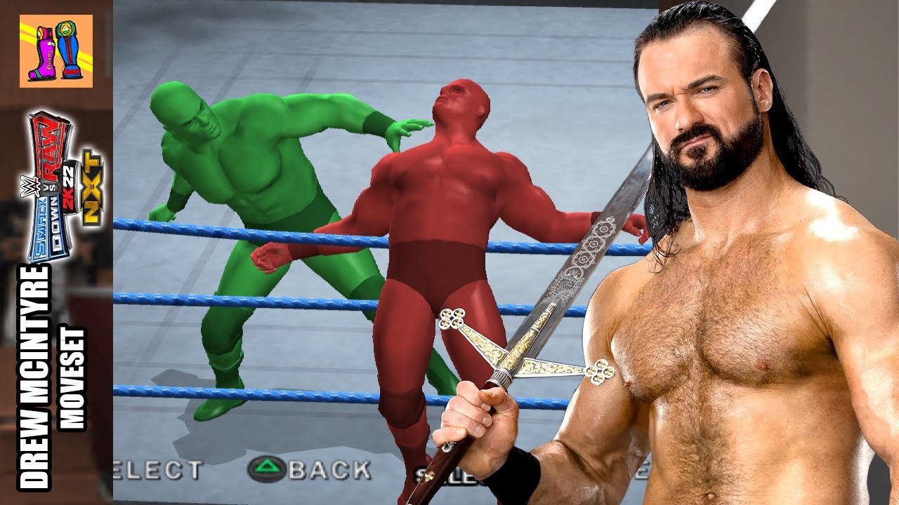 Drew McIntyre Moveset Updated 2024 SVR2011
