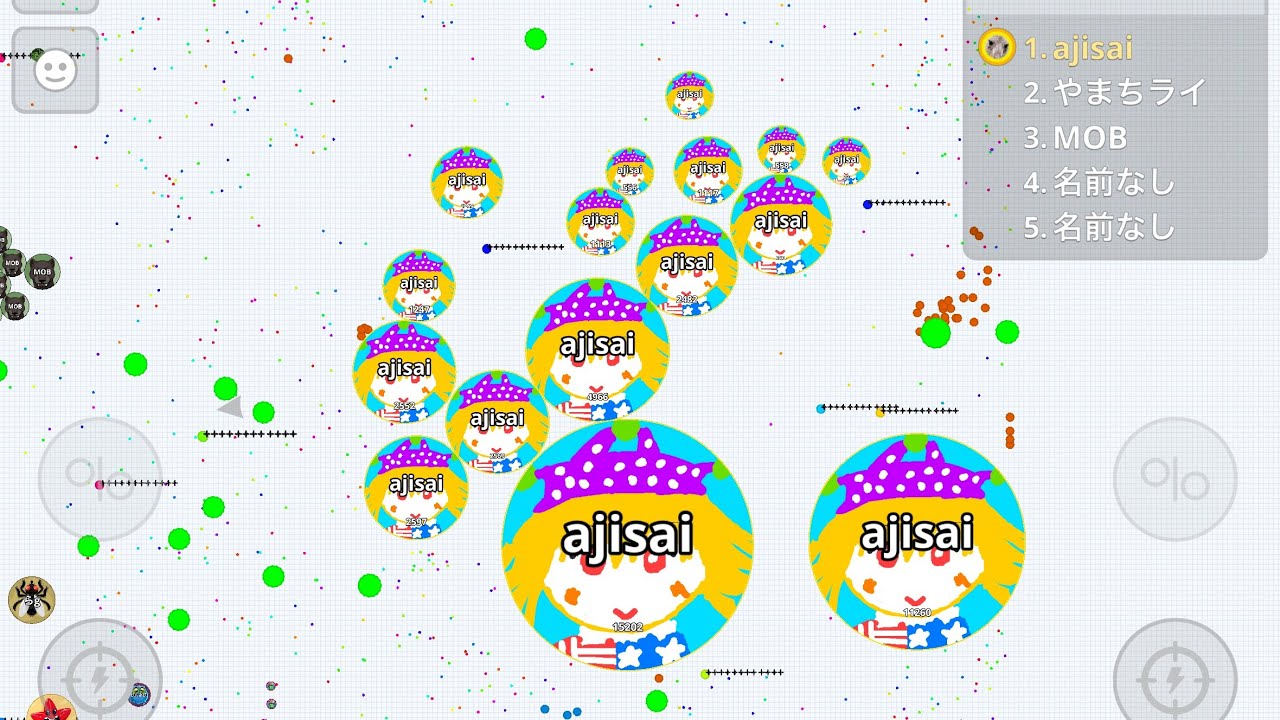 agario mobile ソロで鯖占領&鯖維持 Solo sever takeover in  Japan🇯🇵
