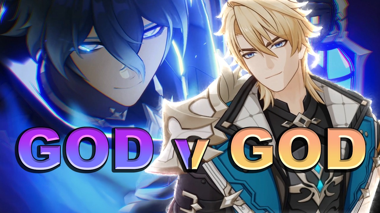 Бык в режиме Бога Флинс против Варки в режиме Бога (Genshin Impact)