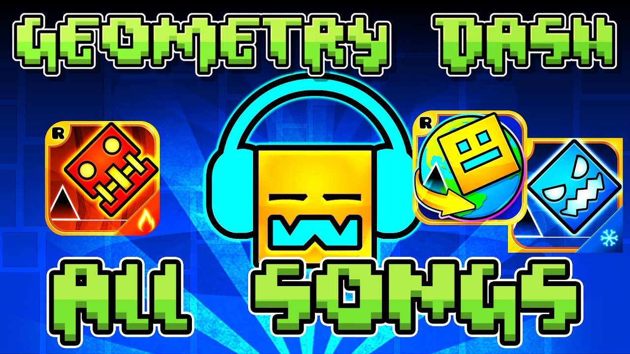 Geometry Dash - ALL SONGS (1-21 + Meltdown + World + Subzero)