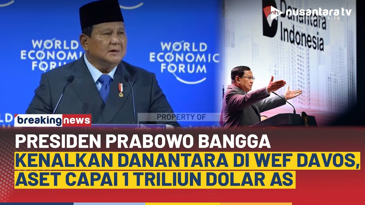 Danantara Indonesia Jadi Pilar Ekonomi, Presiden Prabowo Tampilkan Strategi di WEF Davos | NTV