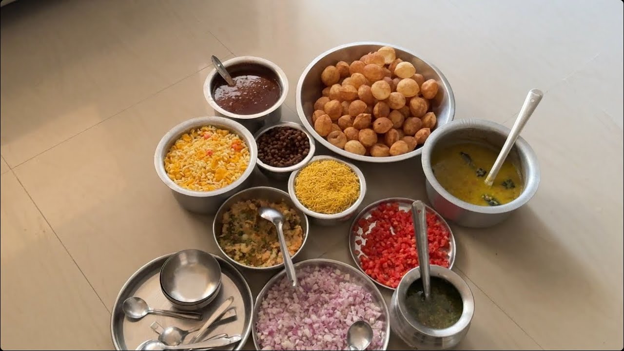 રાગડા પાણીપુરી અને ભેળ 😋
