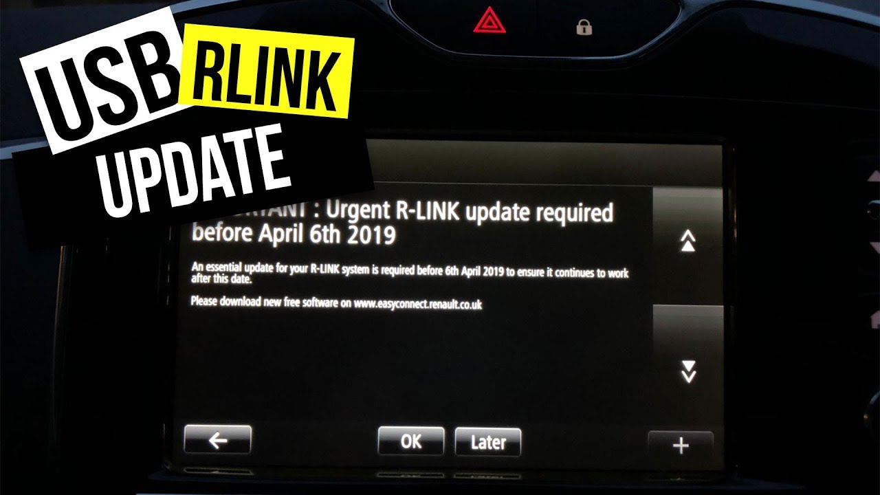 Как обновить R Link через USB