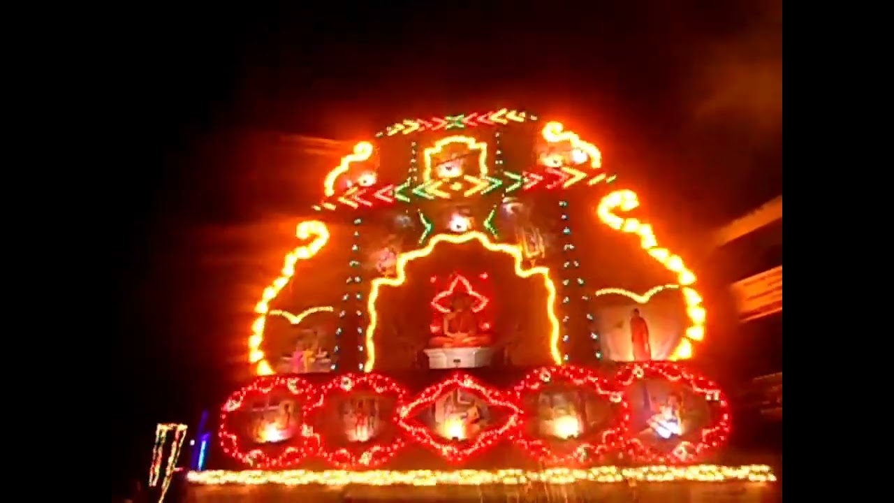2012-මහරගම තොරණ(Maharagama vesak thorana)Vocals: Visharada Pushpa Jayawardena & Sisil Botheju