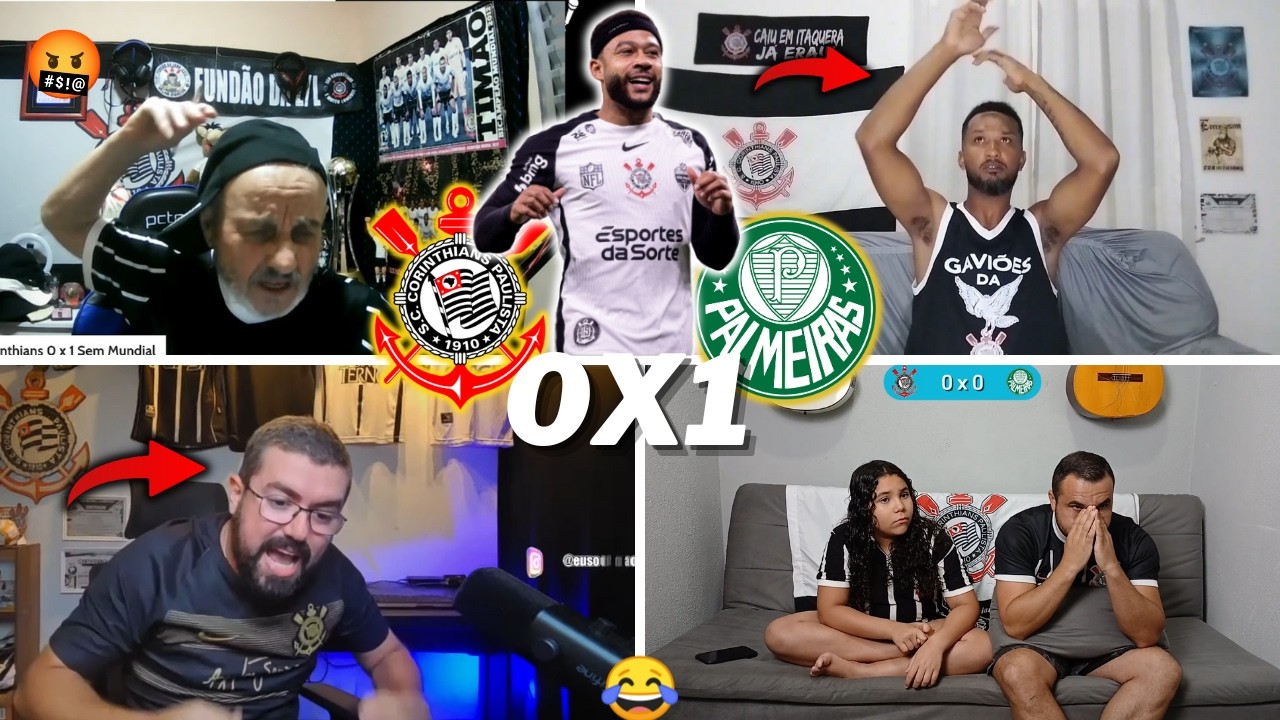 REAÇÕES DOS CORINTHIANOS REVOLTADOS | CORINTHIANS 0 X 1 PALMEIRAS | PAULISTÃO 2026- VAMOS RIR KKK