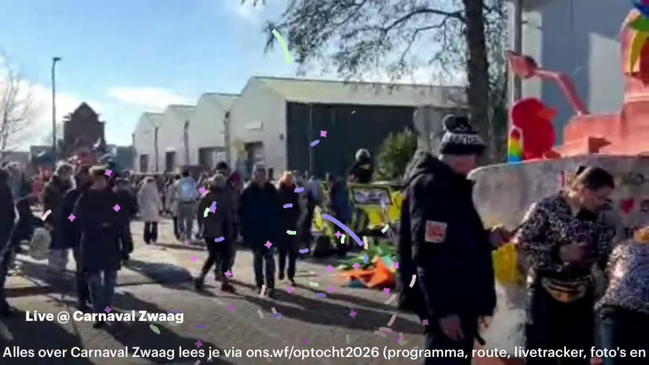 Live @ start Grote Carnavalsoptocht Zwaag