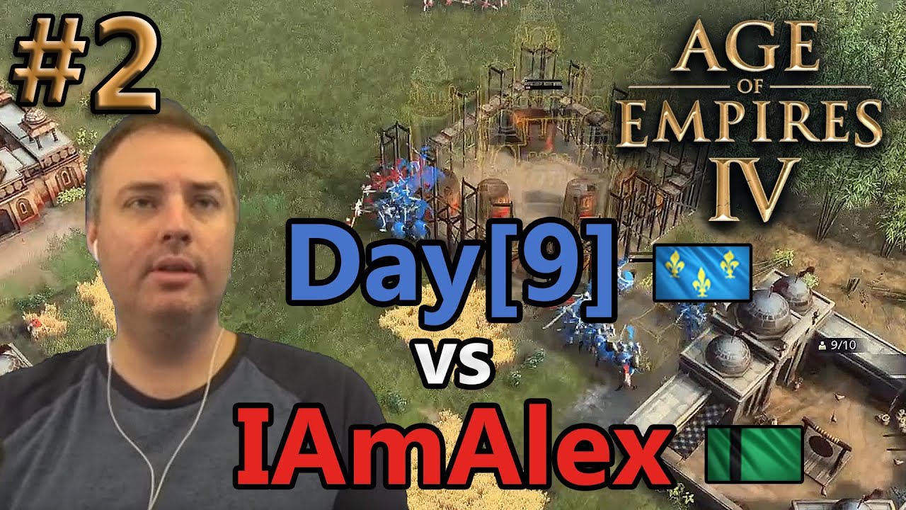 Age of Empires IV - Replay-Cast #2 - Day[9] (Franzosen) vs IAmAlex (Delhi) [Deutsch]