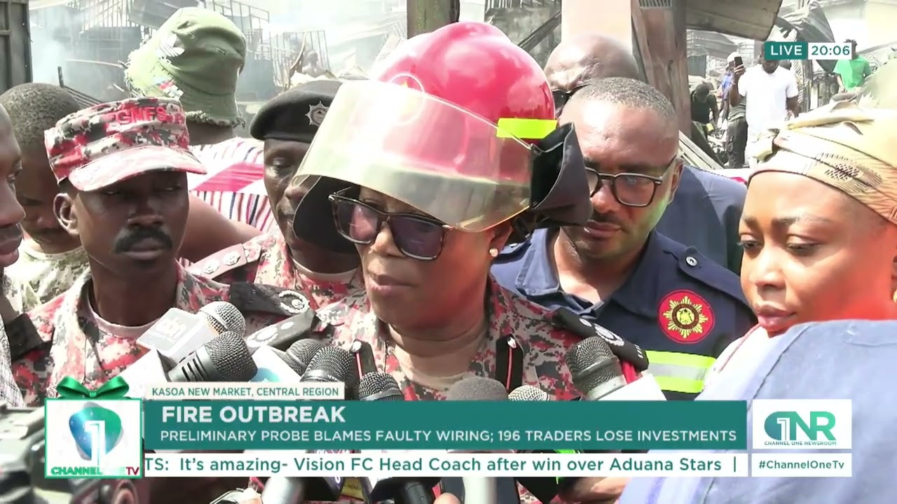 Fire Outbreak: Class Media Journalist Assaulted at Kasoa New Market Fire Scene