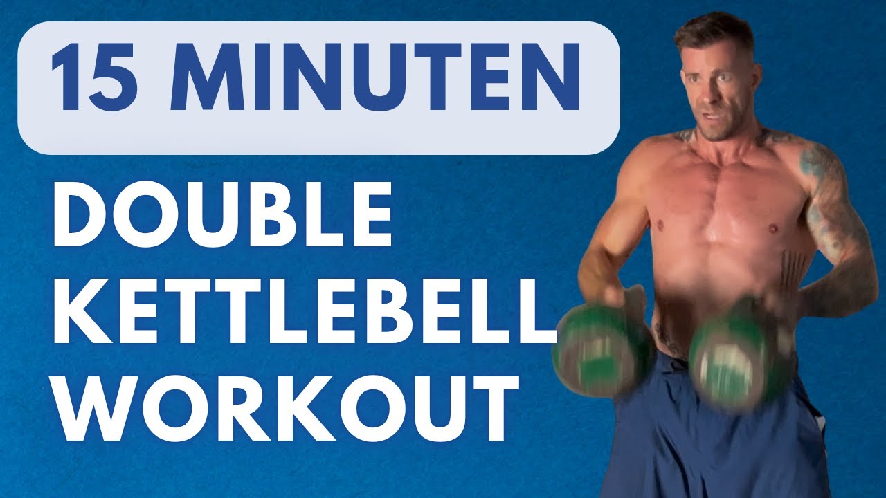 15 Minuten Kettlebell Workout Fortgeschrittene | Double Kettlebell Advanced