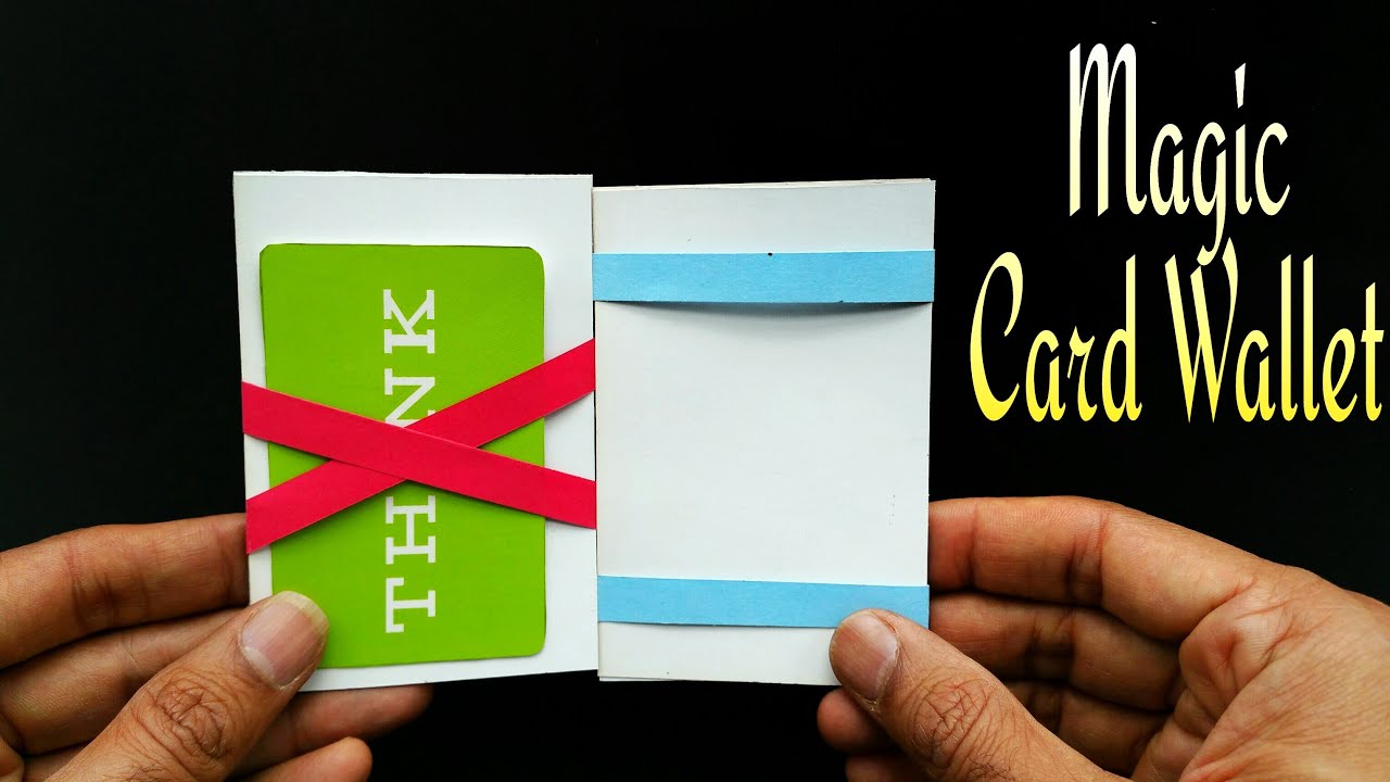 Magic Card Wallet - DIY Tutorial by Paper Folds ❤️