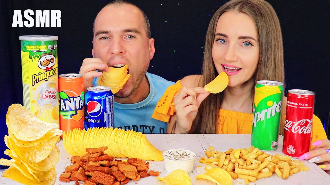 ASMR MUKBANG CHIPS Crunchy Eating Sounds | АСМР Мукбанг ЧИПСЫ
