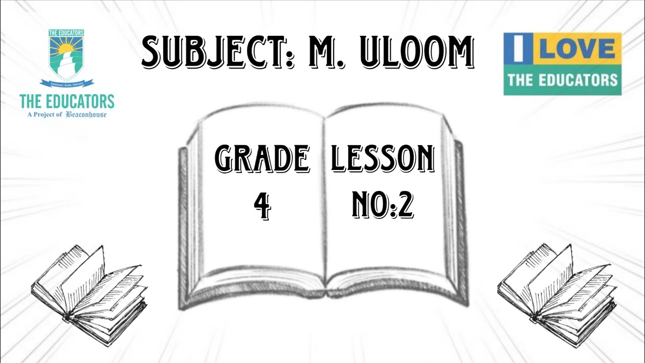 M. Uloom Grade 4 ( Lesson #2 )
