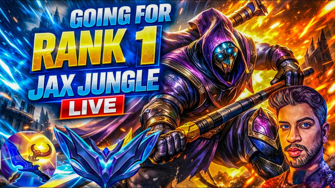 Going for Rank 1 SEA Jax Jungle Day 2 #leagueoflegends #jax