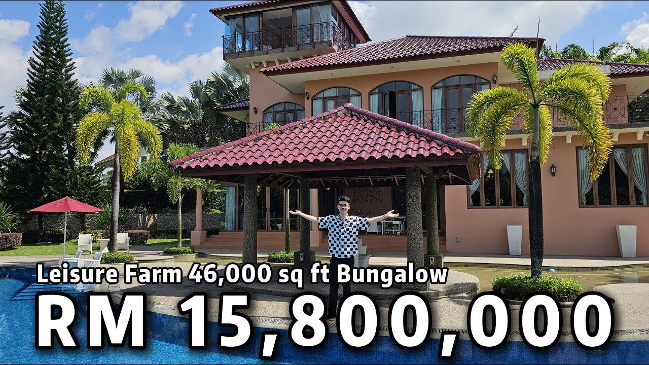 MOST LUXURY Sale Leisure Farm Super Big Bungalow Spain Design Johor Bahru Nearest Singapore 1 Acre+