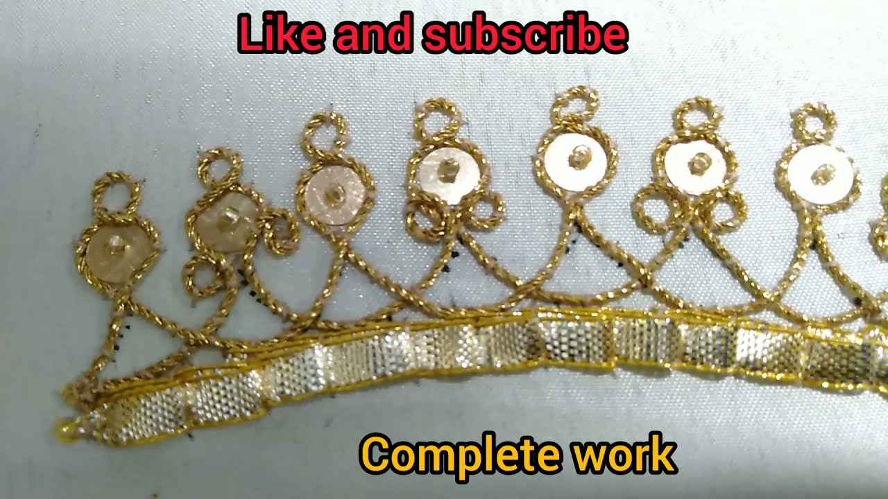 Marori work #hand Embroidery/ Tella design work / #kenari hand work/ gotta work