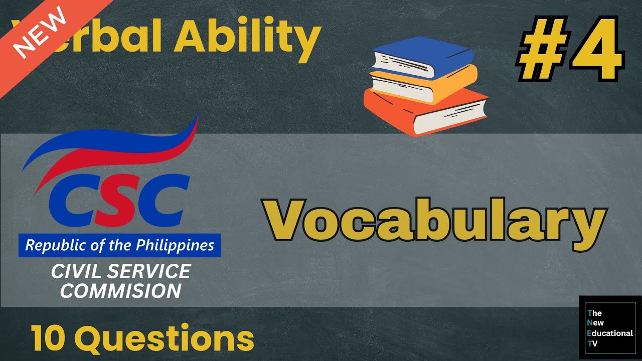 Civil Service Exam Reviewer 2025 | Vocabulary - Synonym #4