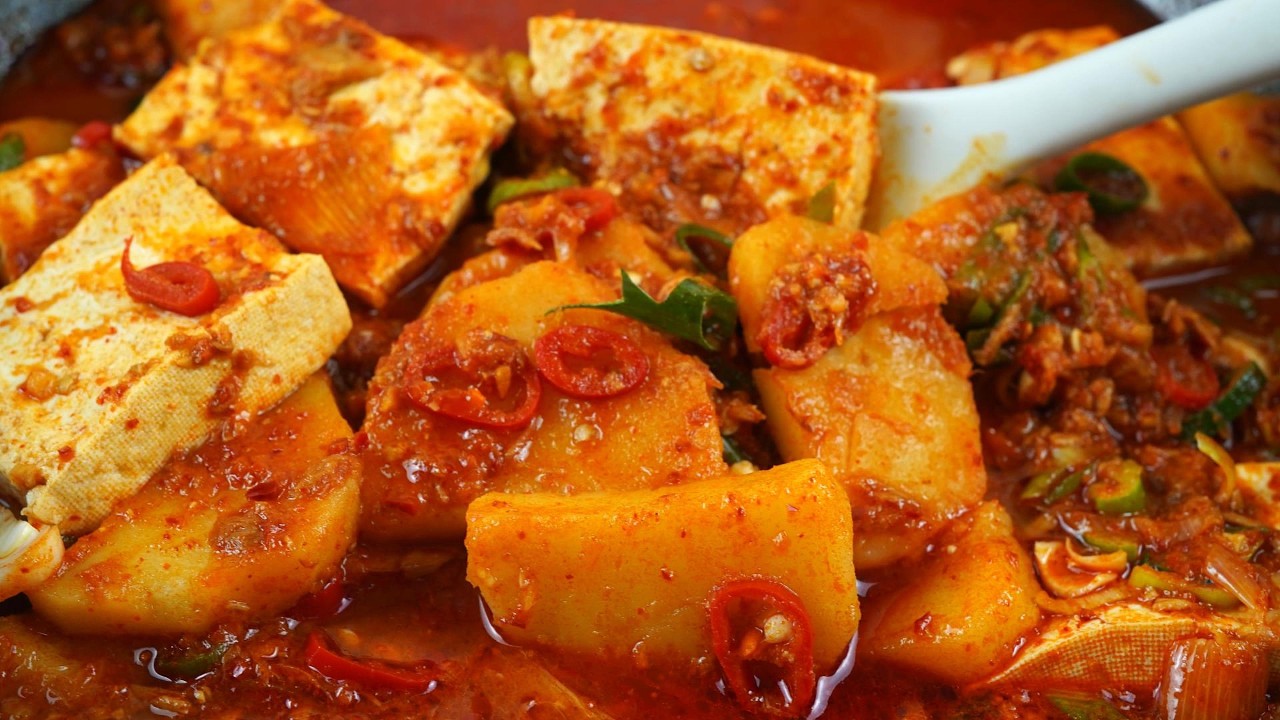 감자 참치 두부찌개 | 냉장고에 이게 있으면 무조건 끓입니다