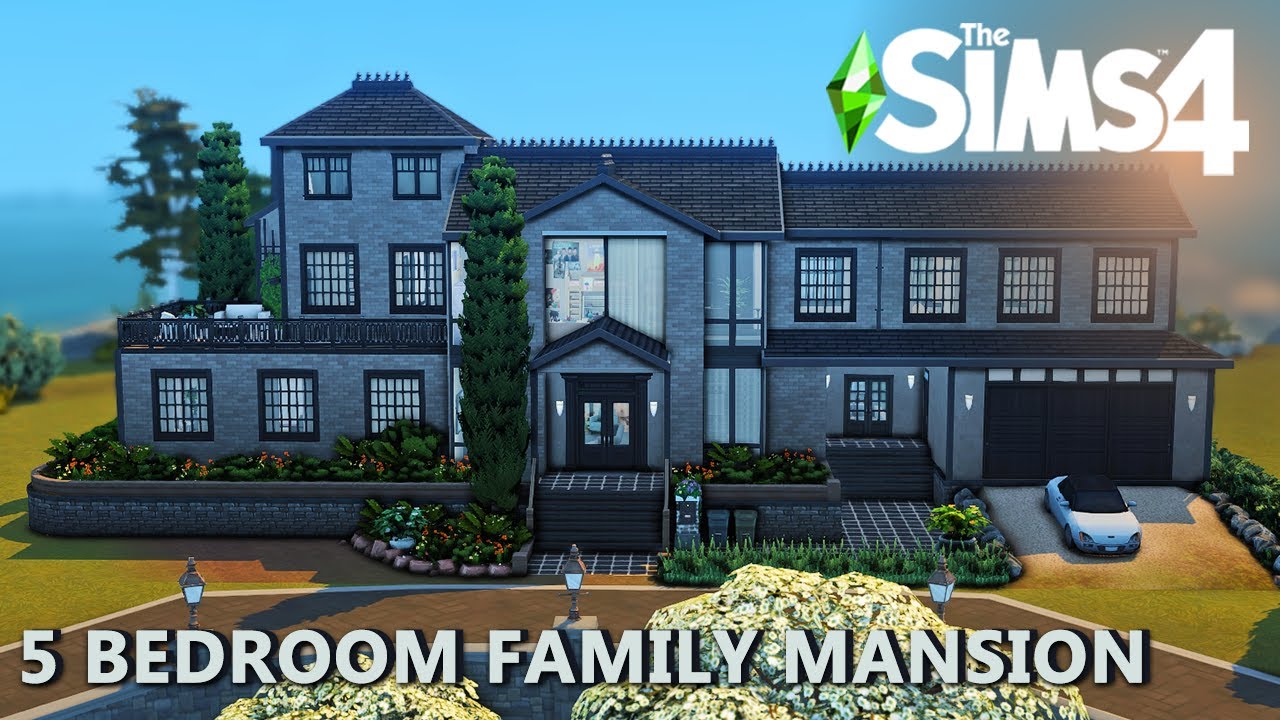 5 Bedroom Family Mansion | No CC | Sims 4 | ThePixelSpace