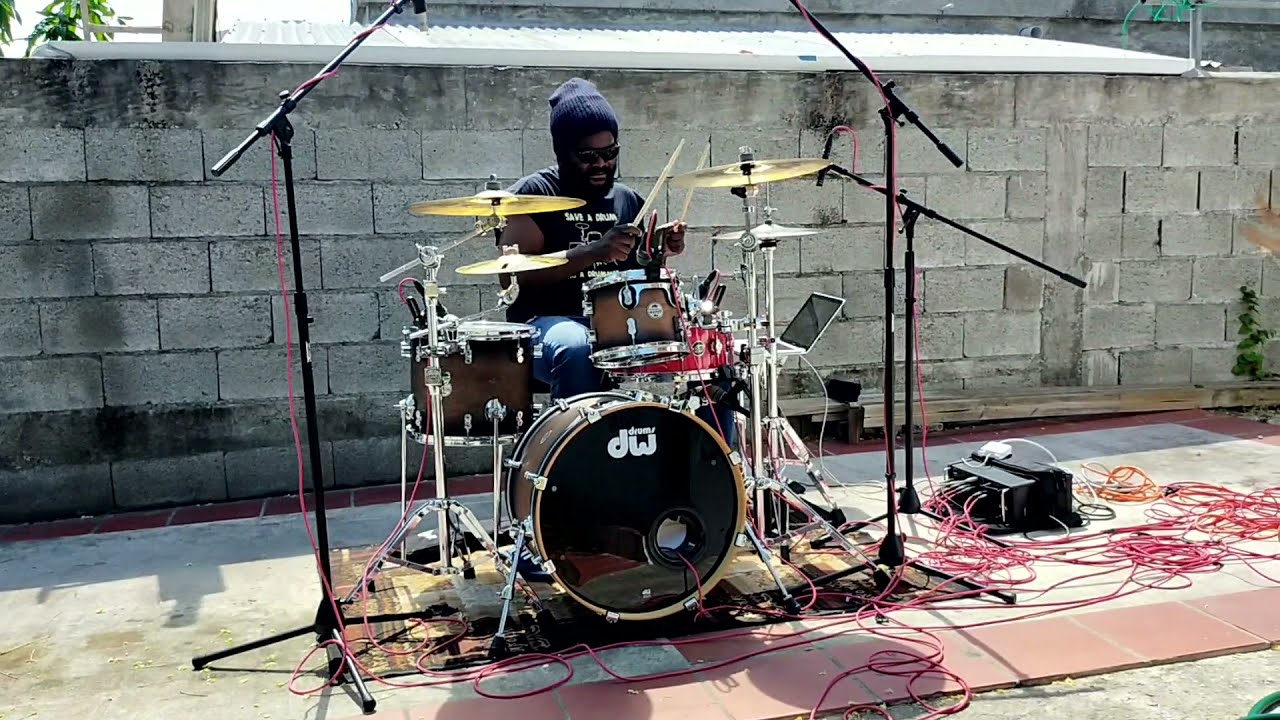 Drummer Fridge - DMX Ruff Ryder Anthem (Drum Tribute) #garage #sessions #dmx #backyardfun