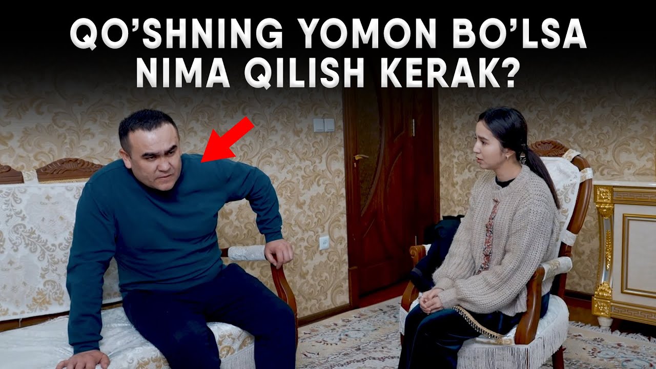QO'SHNING YOMON BO'LSA NIMA QILISH KERAK?