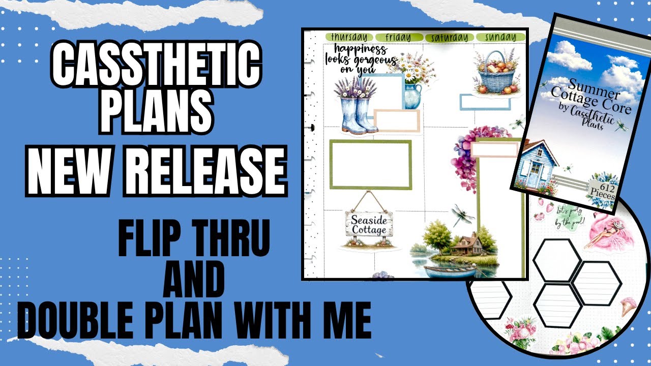 NEW Cassthetic Plans Release [Plan With Me in TWO Journals]