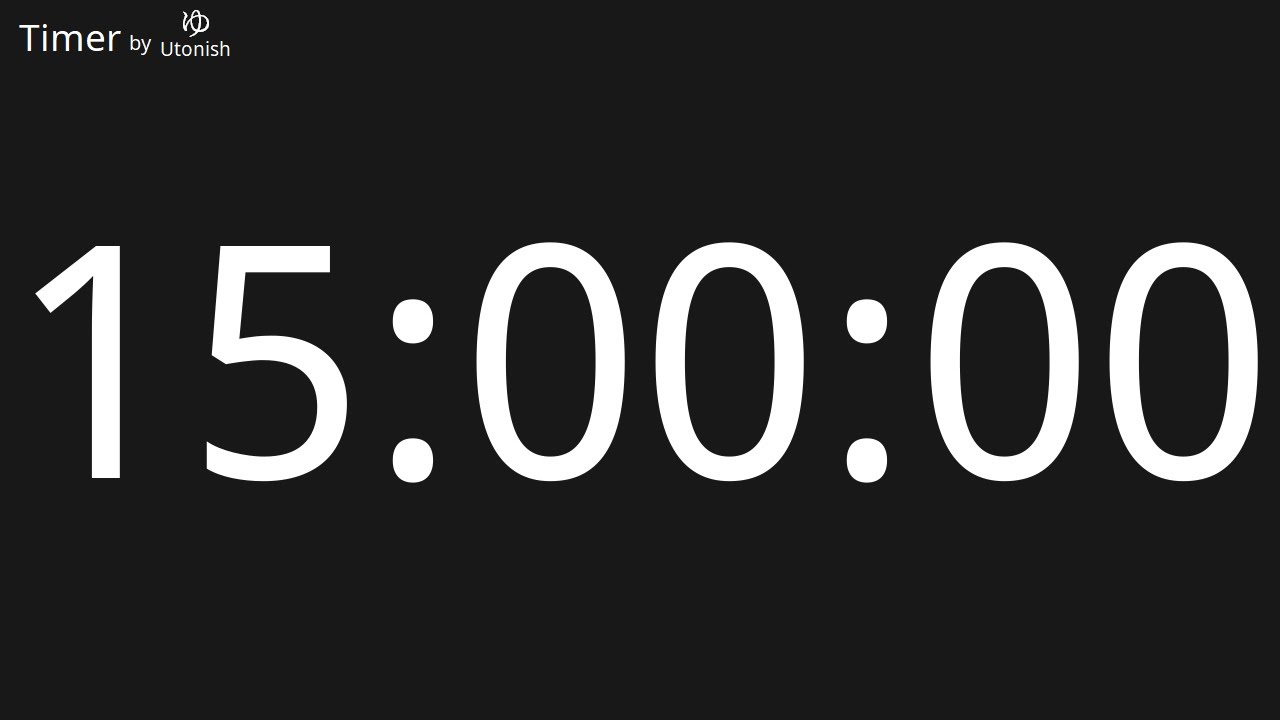 15 Hour Countdown Timer