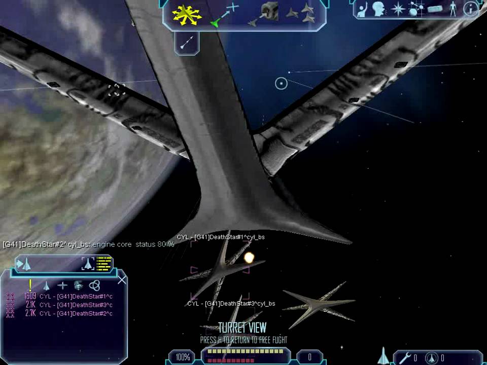 Freelancer. Battlestar Galactica-Dawn of War. Caprica. Cylon Basestar 3.avi