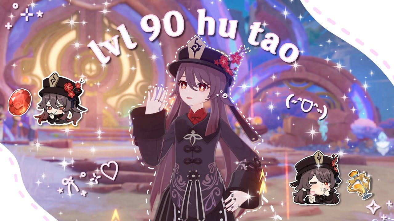 ⋆.˚Maxing out Hu Tao, Material Farming, Exploration & Reputation Quests ♡.ᐟ  | Cozy Genshin Impact 🥀