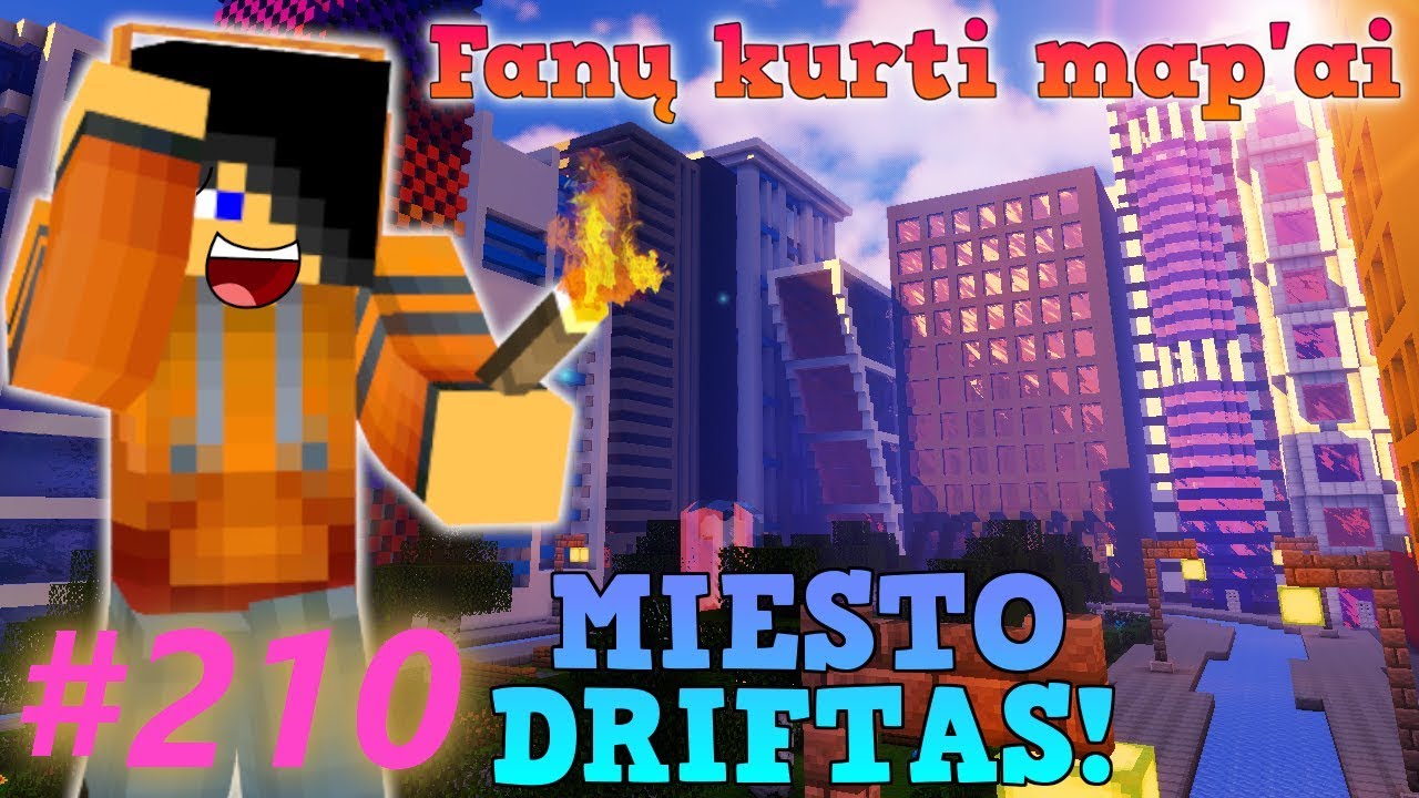 Edvisss Žaidžia Fanų Kurtus Map'us! [EP210] Miesto Driftas!