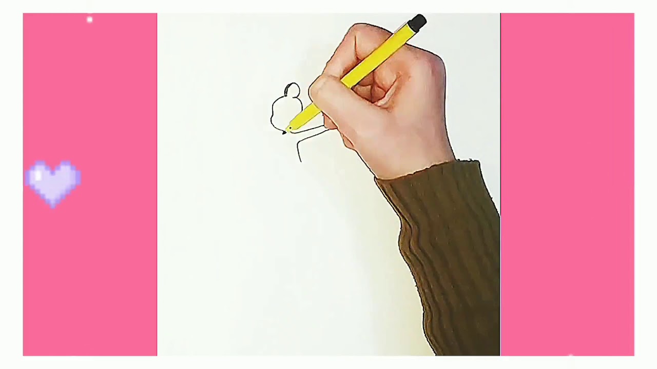 FUN CRAFT | Ballerina Silhouette | Tissue Paper Skirt | Highlighter | The Dimpy Illustration 