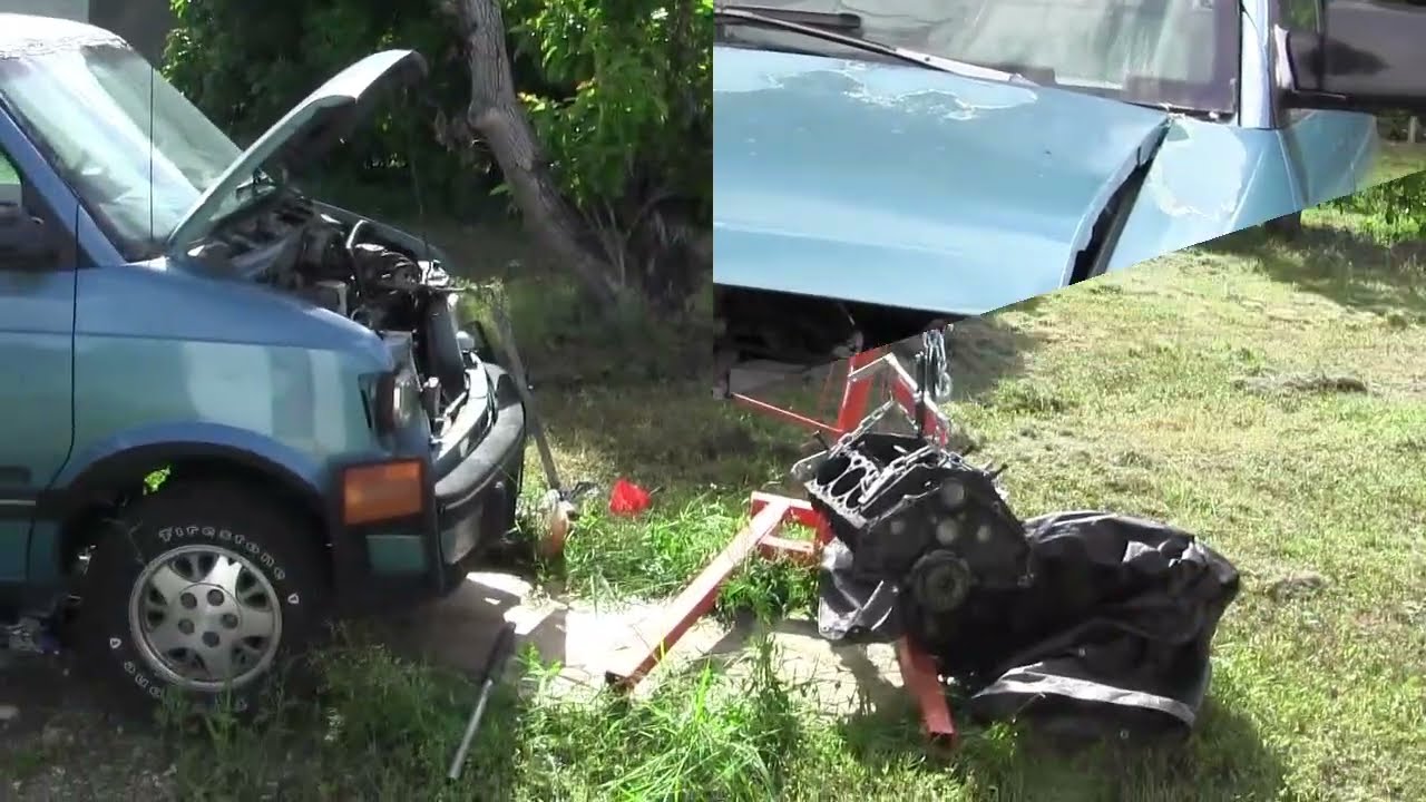 Astro van (94) 8/2/2024 video diary engine swap with reman engine