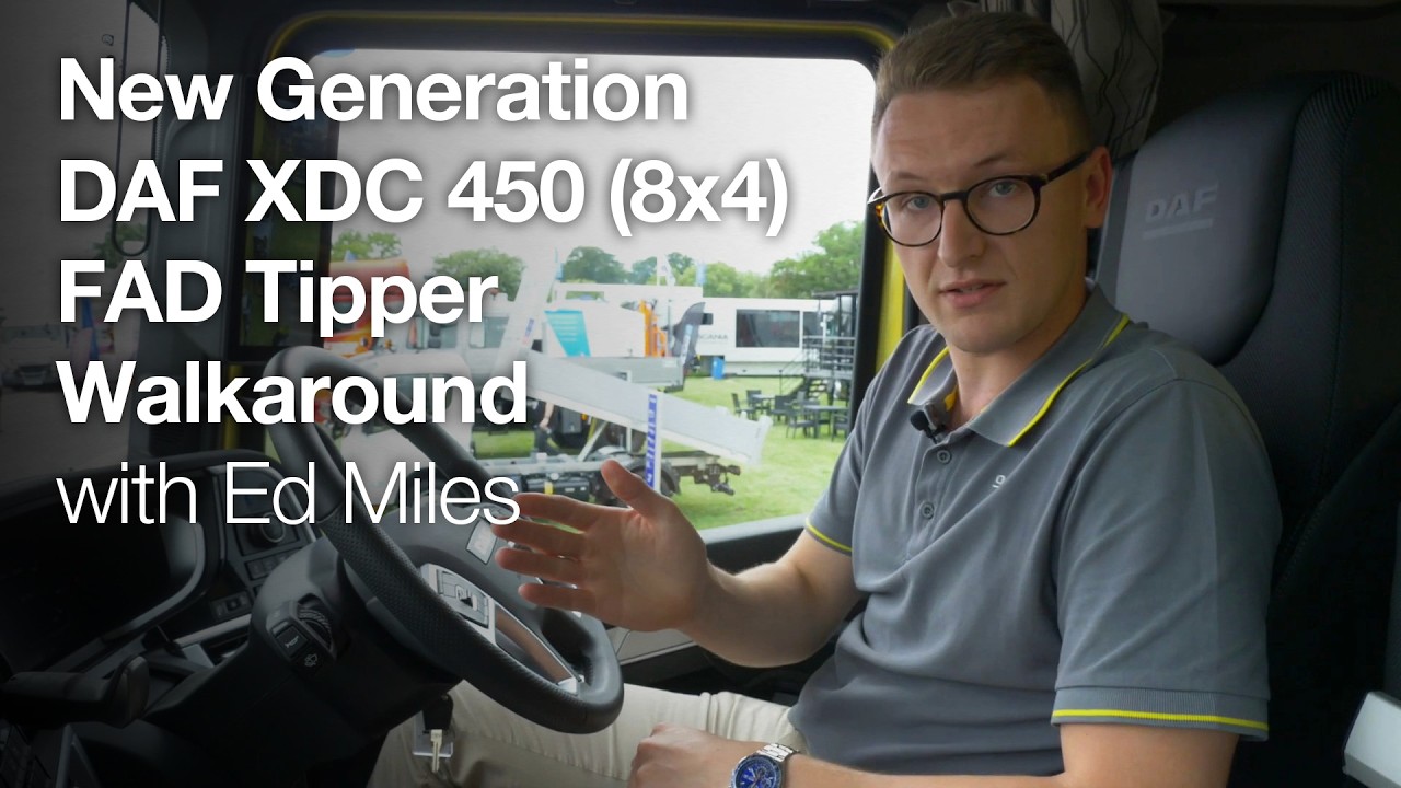 New Generation DAF XDC 450 (8x4) FAD Tipper Walkaround with Ed Miles