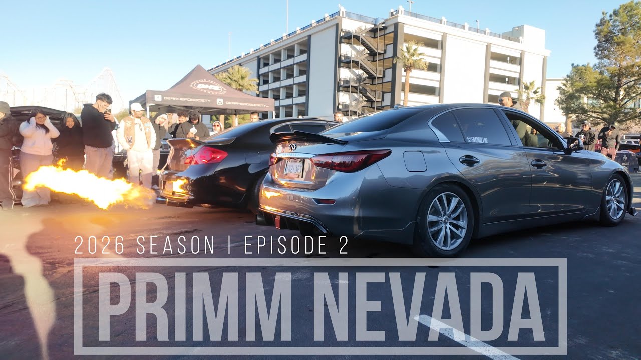 Car Meet in the Desert + Seven Magic Mountains | Nevada Vlog