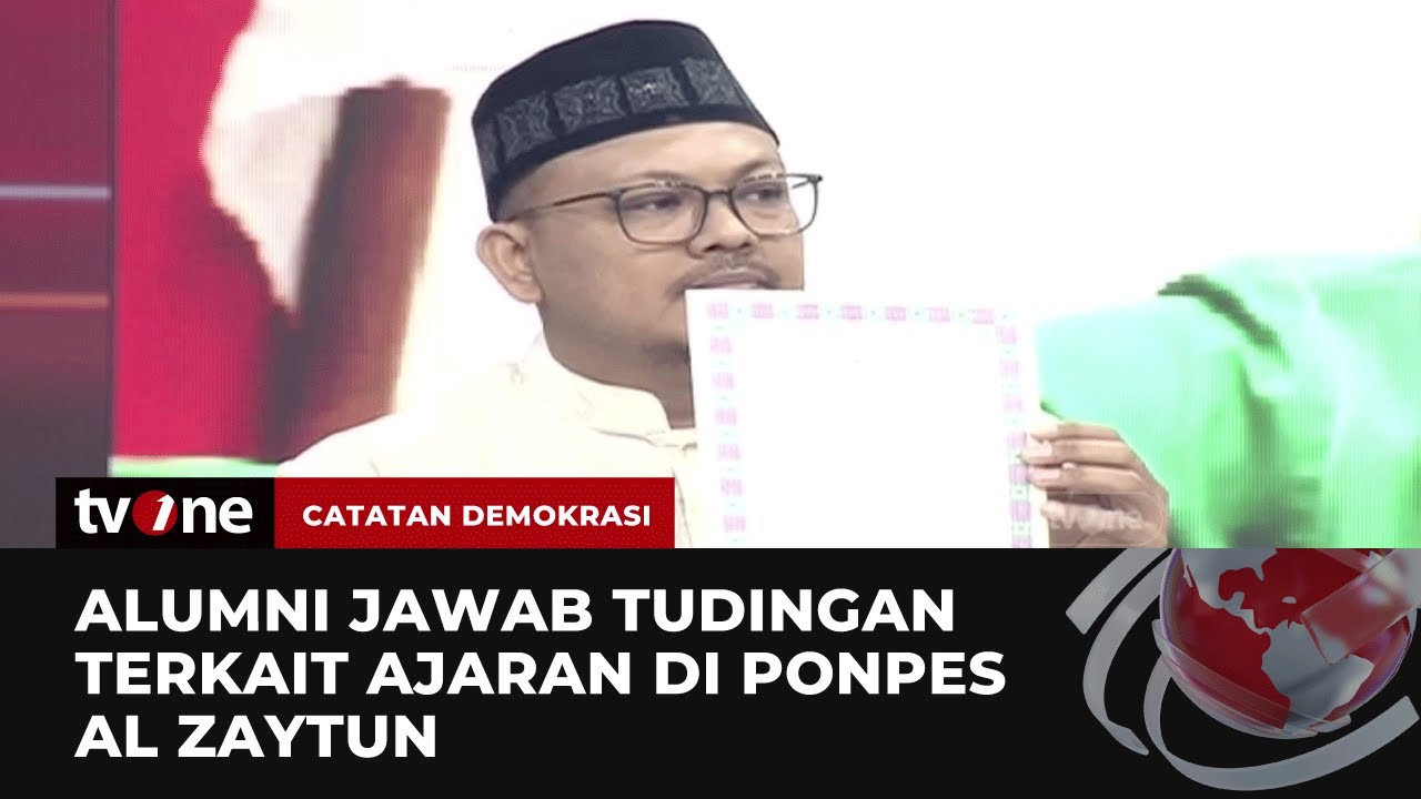 Alumni Ponpes Al Zaytun Bantah Semua Keterangan Pendiri NII Crisis Center | Catatan Demokrasi tvOne