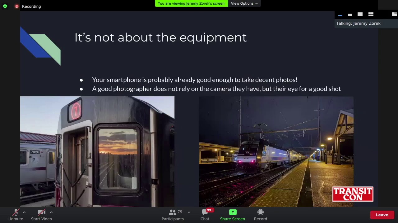 The Basics of Transit Photography, Jeremy Zorek