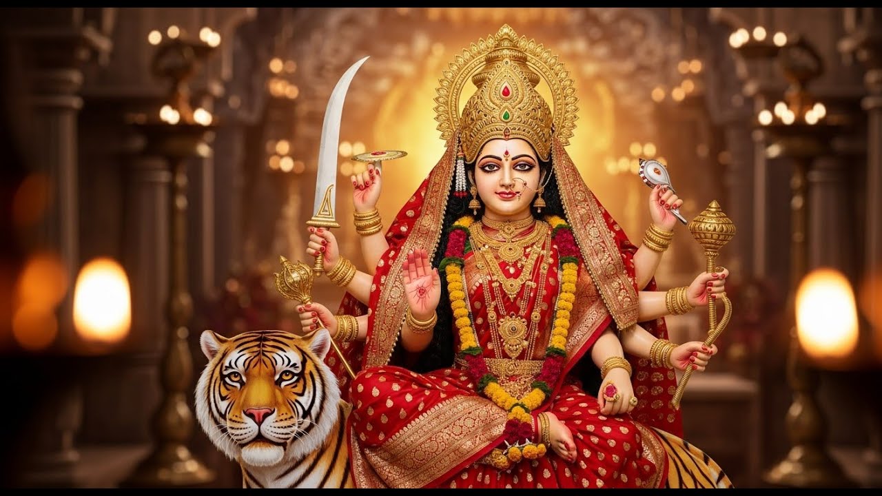 Siddha Kunjika Stotram with Lyrics | शक्तिशाली महामंत्र | सिद्ध कुंजिका स्तोत्र | Durga maa