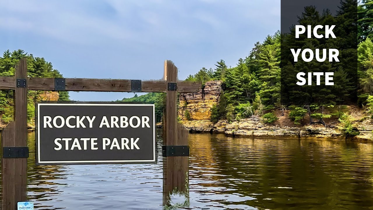 Rocky Arbor State Park, WI - Pick Your Site