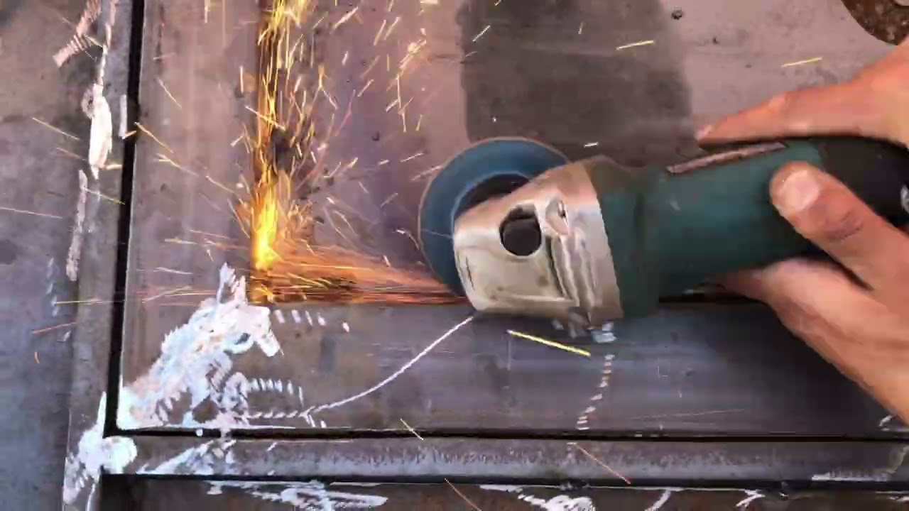 How to make an iron laser door                              كيفية صنع باب ليزر حديدي