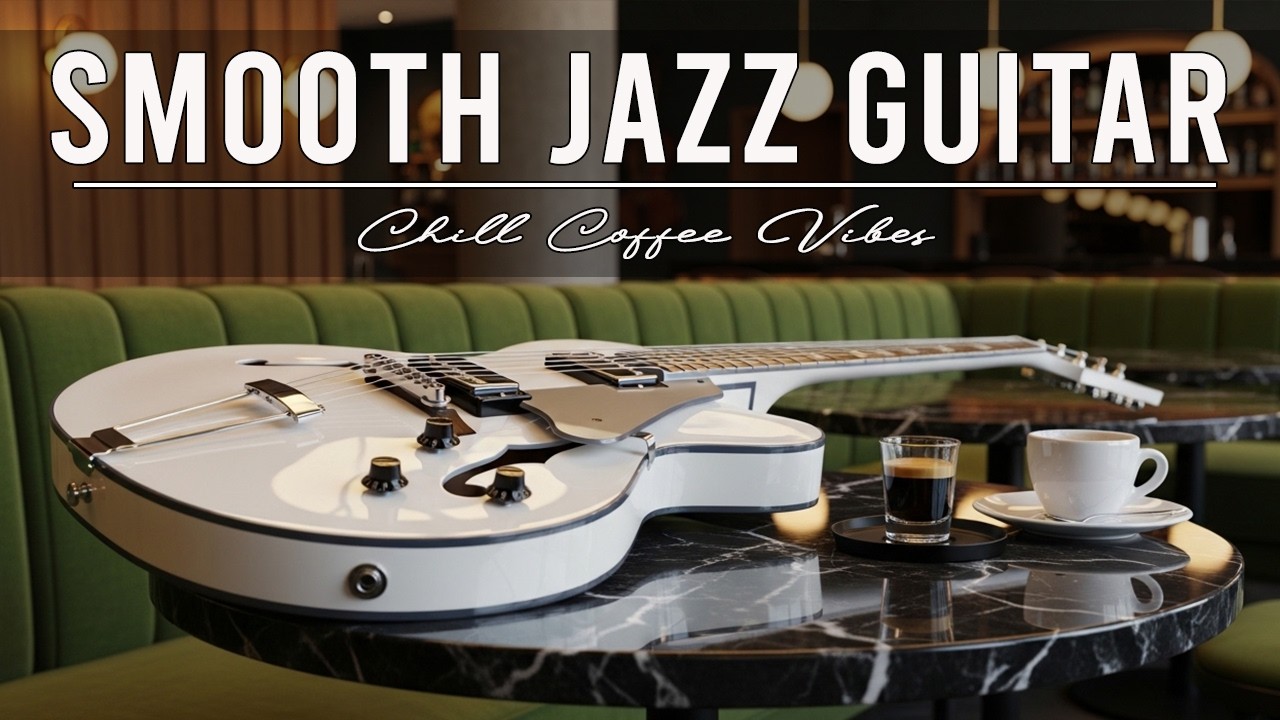 Smooth Jazz Guitar Music - Cool Cafe Vibes • Relaxing Guitar Music for Cafe, Study & Work