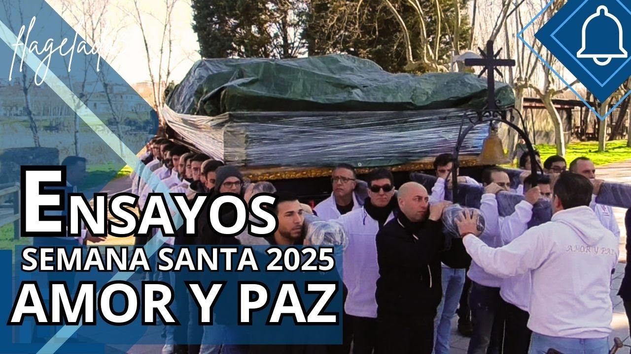 Ensayo paso Cristo del Amor y la Paz 2025, Salamanca