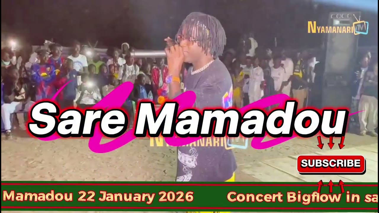 Bigflow concert in sare Mamadou 22 January 2026