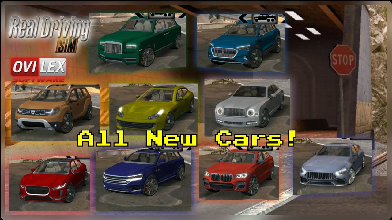 Real Driving Sim Ovilex - All New Cars List! (Sedans, Hatchbacks, SUVs, Sports Cars, Off-Road)